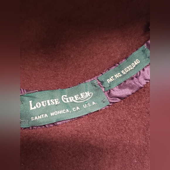 Louise Green‎ Santa Monica Burgundy Millinery Hat